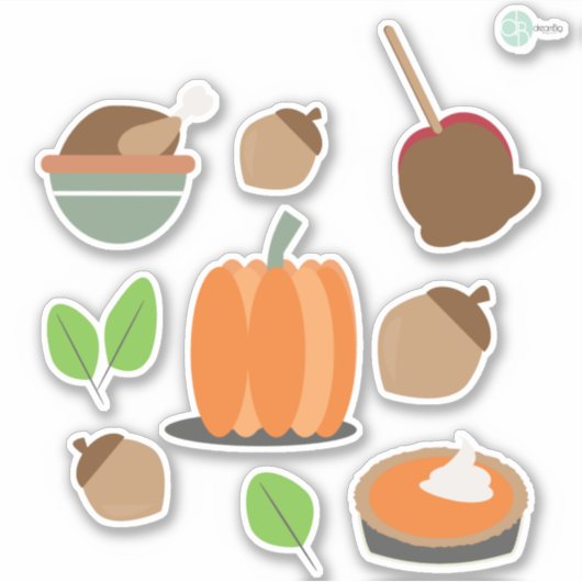 Thanksgiving - Planner stickers (Voorkant)