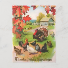 Thanksgiving platteland Groeten Briefkaart