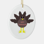 Thanksgiving Plcuked Turkey Ornament (Rechts)