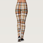 Thanksgiving-pleisterkaltaanpatroon Leggings (Achterkant)