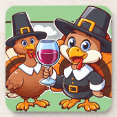 Thanksgiving plezier bier onderzetter (Voorkant)