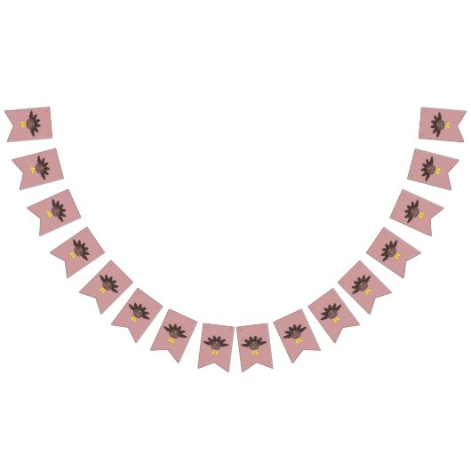 Thanksgiving Plucked Turkey Bunting Flags Vlaggetjes (Alle)