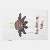 Thanksgiving Plucked Turkey Custom Kitchen Tow Theedoek (Horizontaal)