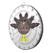 Thanksgiving Plucked Turkey Dart Board Dartbord (Voorkant Rechts)
