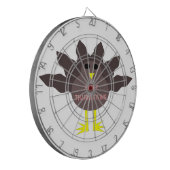 Thanksgiving Plucked Turkey Dart Board Dartbord (Voorkant Links)