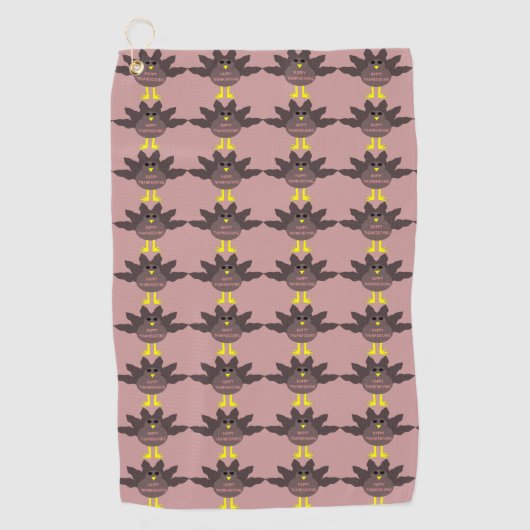 Thanksgiving Plucked Turkey Golfhanddoek (Voorkant)