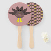 Thanksgiving Plucked Turkey Handwaaier (Voorkant en achterkant)