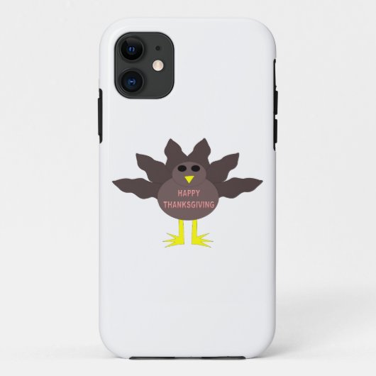 Thanksgiving Plucked Turkey iPhone Case (Achterkant)