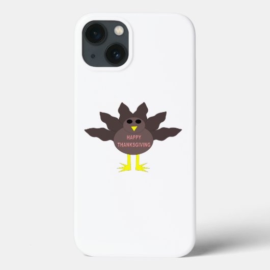 Thanksgiving Plucked Turkey iPhone Case (Achterkant)