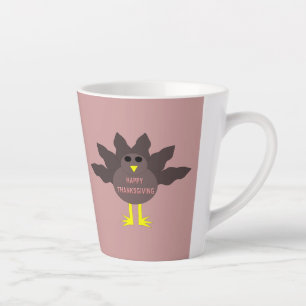Thanksgiving Plucked Turkey Latte Mok