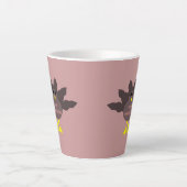 Thanksgiving Plucked Turkey Latte Mok (Voorkant)