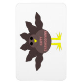 Thanksgiving Plucked Turkey Magnet Magneet (Verticaal)