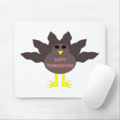 Thanksgiving Plucked Turkey Mousepad Muismat (Met muis)