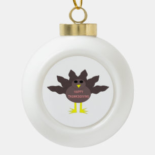 Thanksgiving Plucked Turkey Ornament