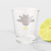 Thanksgiving Plucked Turkey Shot Glas (Achterkant)
