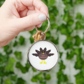 Thanksgiving Plucked Turkey Sleutelhanger (Hand)