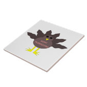 Thanksgiving Plucked Turkey Tile Tegeltje (Zijkant)
