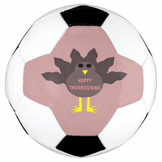 Thanksgiving Plucked Turkey Voetbal (Voorkant)