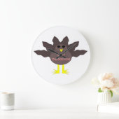 Thanksgiving Plucked Turkey Wall Clock Grote Klok (Huis)