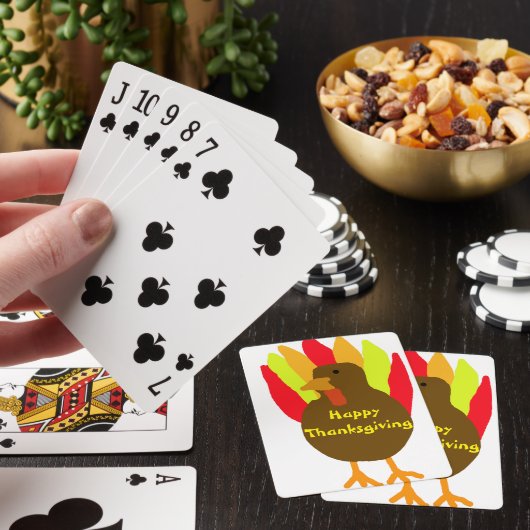 Thanksgiving pokerkaarten (Insitu)