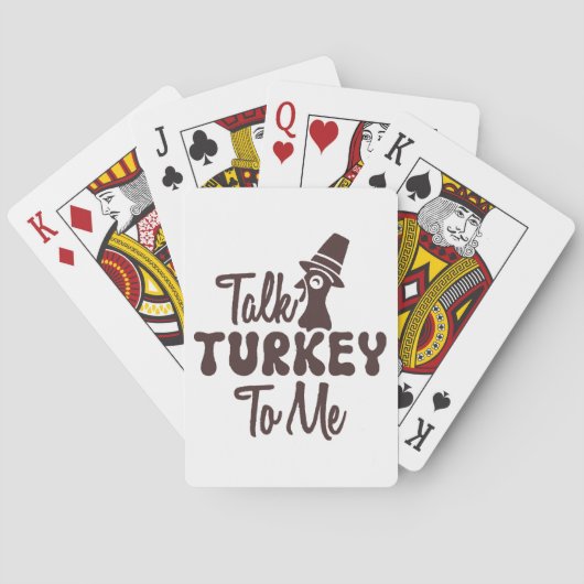 Thanksgiving Pokerkaarten (Achterkant)