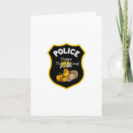 Thanksgiving Politie Kaart