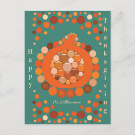 Thanksgiving Pompoen Briefkaart