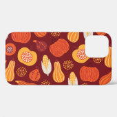 Thanksgiving pompoen bruin naadloos patroon. Case-Mate iPhone case (Achterkant (horizontaal))