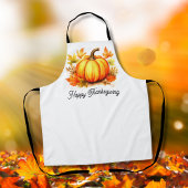 Thanksgiving Pompoen Custom Herfst Keuken Gift Schort