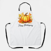 Thanksgiving Pompoen Custom Herfst Keuken Gift Schort (Voorkant)