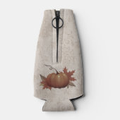 Thanksgiving pompoen Damask Flesjeskoeler (Achterkant)