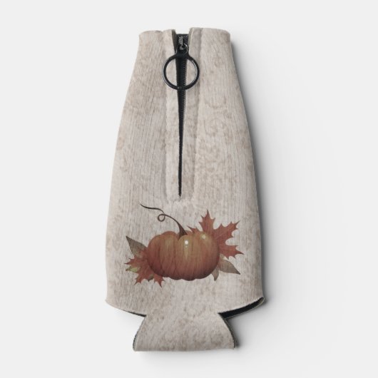 Thanksgiving pompoen Damask Flesjeskoeler (Achterkant)