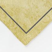 Thanksgiving pompoen Damask | Geel Fleece Deken (Hoek)