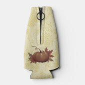 Thanksgiving pompoen Damask | Geel Flesjeskoeler (Achterkant)