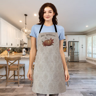 Thanksgiving pompoen Damask Schort