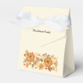 Thanksgiving pompoen diner bedankdoosjes (Voorkant Zijde)