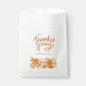 Thanksgiving pompoen diner bedankzakje (Voorkant)