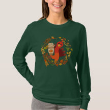 "Thanksgiving pompoen Drink lange mouw T-shirt"