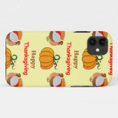 Thanksgiving pompoen en kalkoenen Case-Mate iPhone case (Achterkant (horizontaal))
