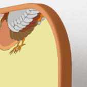 Thanksgiving pompoen en kalkoenen pickleball paddle (Links Detail)