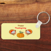 Thanksgiving pompoen en kalkoenen sleutelhanger (Voorkant)