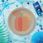 Thanksgiving pompoen en kastanjes, Borden van papi Papieren Bordje (Feest)