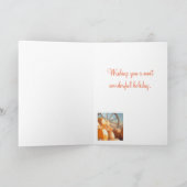 Thanksgiving pompoen feestdagen kaart (Binnen)