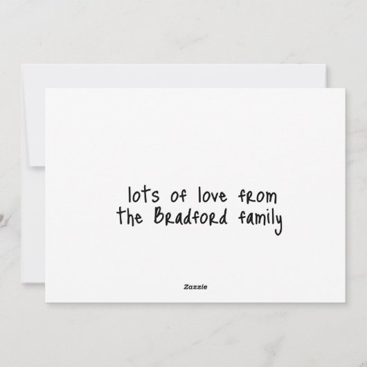 Thanksgiving Pompoen Giving Bedankt voor U Feestdagenkaart (Achterkant)