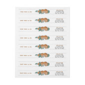 Thanksgiving Pompoen Giving Bedankt voor U Terug (Vel)