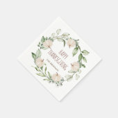 Thanksgiving pompoen herfst eucalyptus groen servet (Hoek)