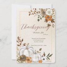 Thanksgiving Pompoen & Herfst