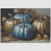 Thanksgiving pompoen Herfst herfst rustieke decoup Tissuepapier (Voorkant)