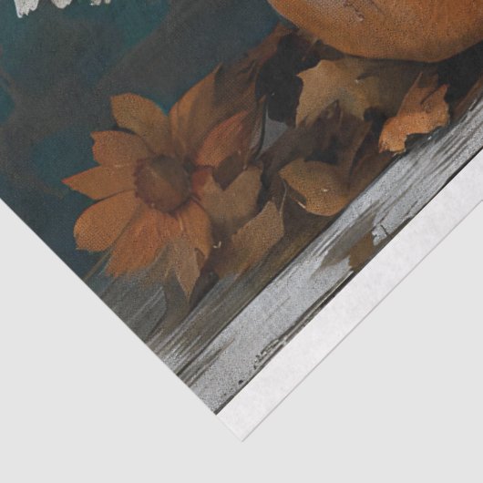 Thanksgiving pompoen Herfst herfst rustieke decoup Tissuepapier (Detail)
