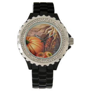 Thanksgiving pompoen horloge